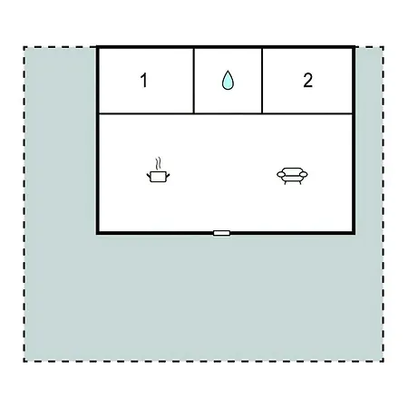 2 Bedroom Amazing In * 鲁巴达